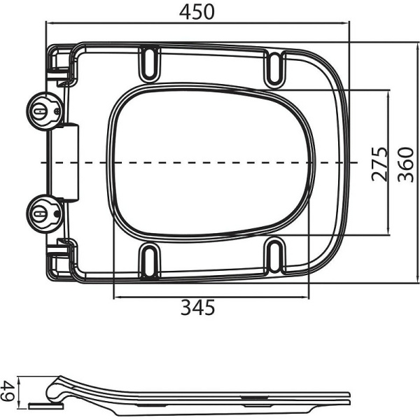 сиденье для унитаза belbagno sela bb3201sc-mb черное с микролифтом