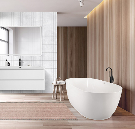 акриловая ванна belbagno 150x80 bb413-1500-800 без гидромассажа