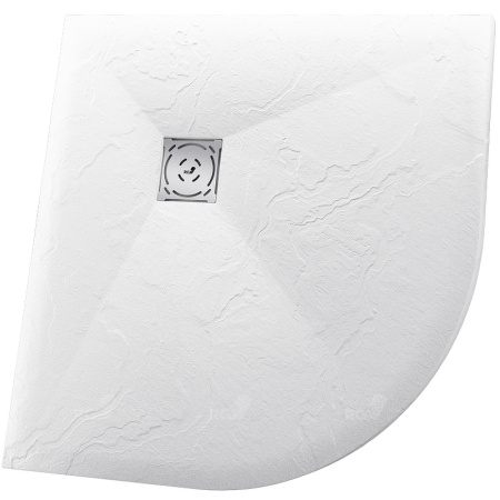 душевой поддон из искусственного камня rgw stone st/r-w 100×100 16153100-01 белый