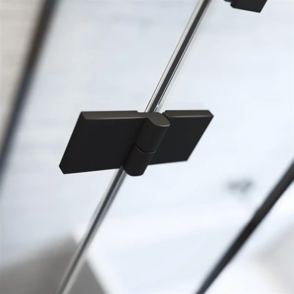 душевая дверь radaway essenza black dwj 100 right 1385014-54-01r прозрачное