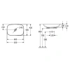 раковина villeroy & boch loop & friends 4a500001 накладная, 62x42 см, альпийский белый