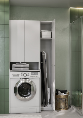 шкаф пенал aquaton лондри 30 1a260603lh010 белый глянец шкаф пенал aquaton лондри 30 1a260603lh010 белый глянец