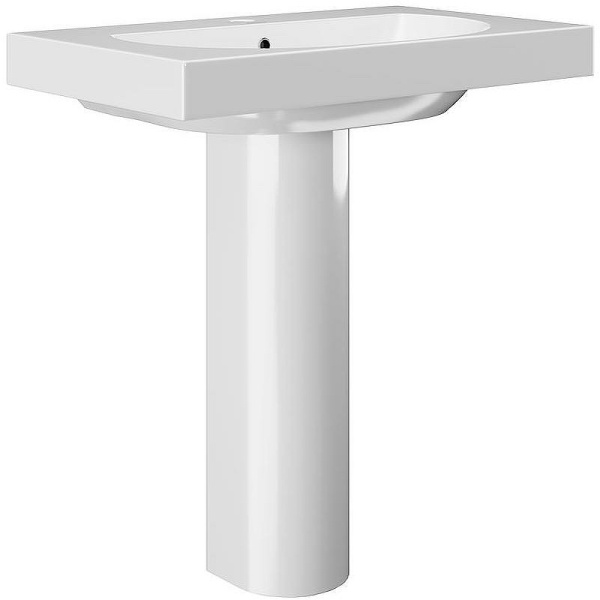 раковина kerama marazzi buongiorno 80 bg.wb.80 белая глянцевая