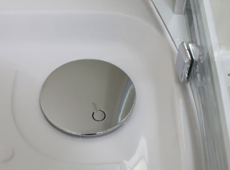 душевой уголок aquanet delta npe2142 00183842 100×100 профиль хром, стекло прозрачное