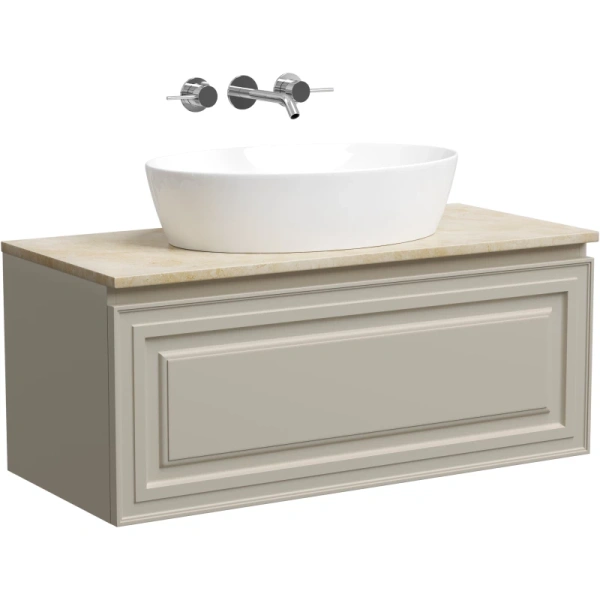 тумба под раковину sancos very 100 vr100ce подвесная beige soft