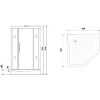 душевая кабина niagara luxe ng-7799gbk 90x90 без гидромассажа