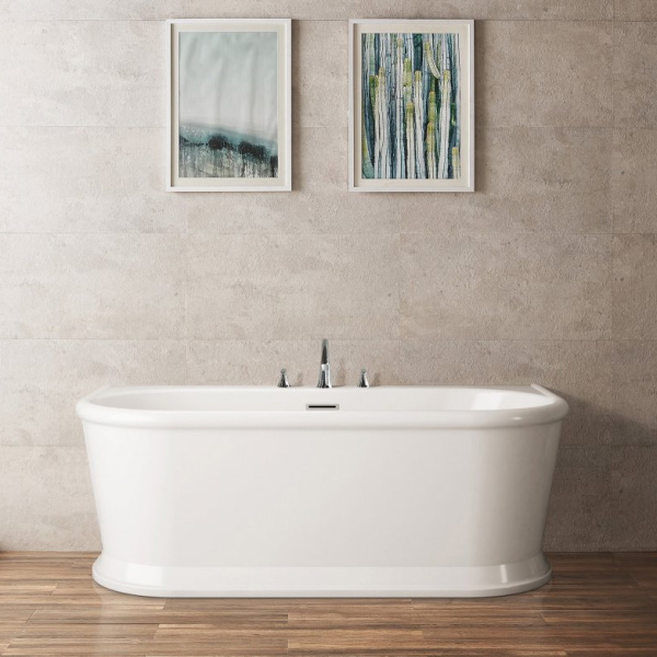 акриловая ванна belbagno bb408-1500-800 150х80 без гидромассажа