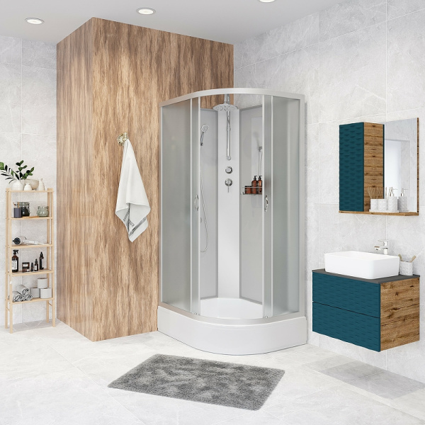 душевая кабина niagara classic 90х80 l ng-33984-14lbkt без гидромассажа