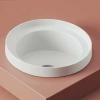 Раковина накладная 40 см Artceram Fuori Scala TFL032 05 00, белая матовый.