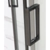душевая кабина 120x120x220 см frank f420 black 420240 прозрачное