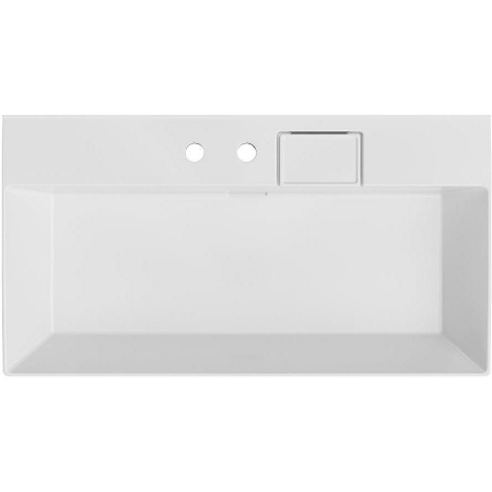 раковина kerama marazzi logica 90 lo.wb.90.2 белая глянцевая