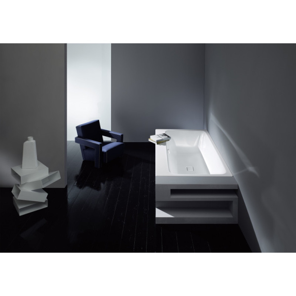 стальная ванна 190х100 см kaldewei asymmetric duo 744 с покрытием easy-clean