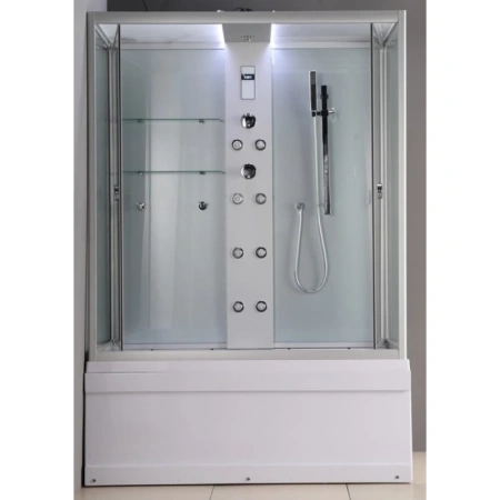 душевой бокс timo lux 168x90 tl-1506 с гидромассажем