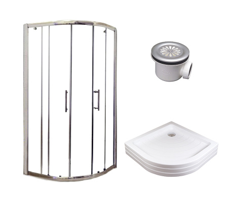 душевой уголок ravak blix xp2cp4-90 90×90 70508014 профиль хром, стекло прозрачное