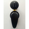 душевая кабина 120x80x220 см frank f412/1l м black 20066 текстурное стекло