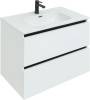 раковина 90 см aquanet flat 00284029 белая