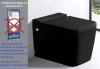 унитаз ceruttispa maiella pulse mb ct10197 приставной, с импульсным смывом, с сиденьем микролифт черный матовый