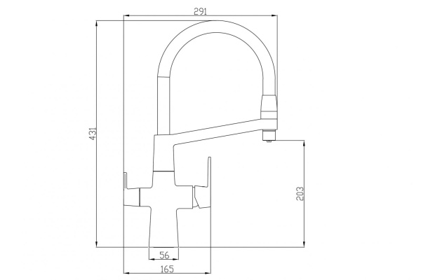 смеситель для кухни zorg steel hammer sh 818-8 bronze