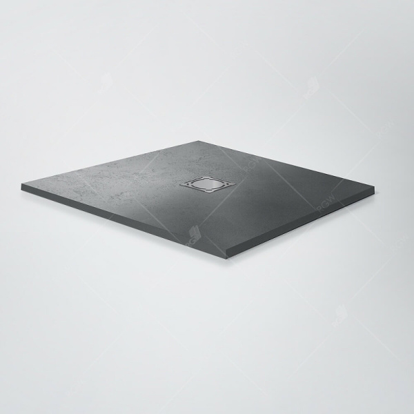 душевой поддон из искусственного камня rgw stone tray st-g 100×100 16152100-02 графит