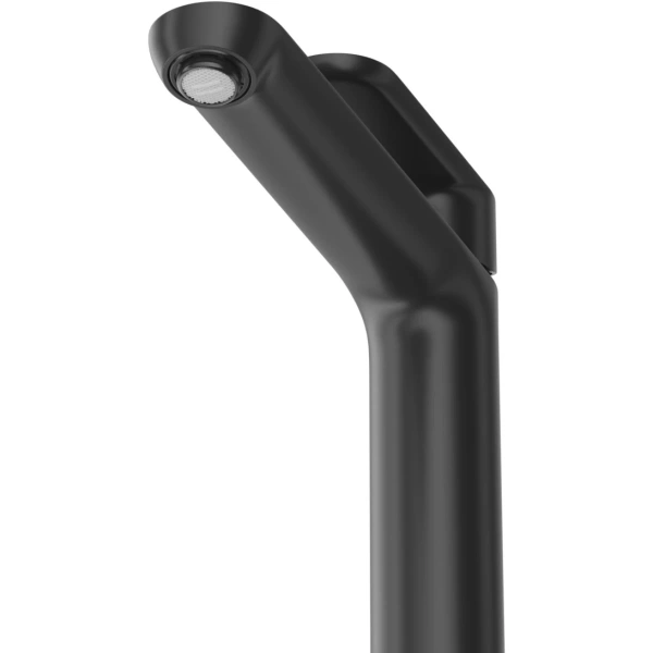 смеситель для раковины cezares stylus stylus-lc-nop-w0 без донного клапана, черный матовый