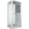 Душевая кабина Grossman GR-122 100x80 профиль Белый стекло прозрачное
