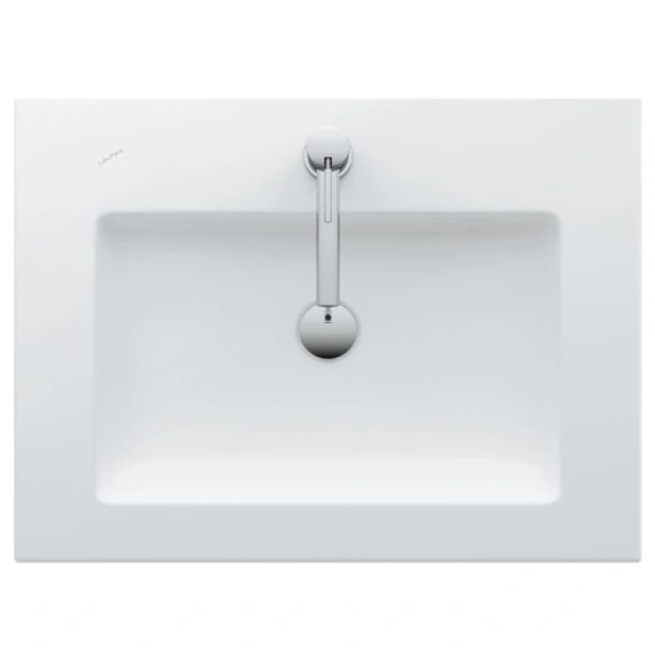 раковина полувстраиваемая laufen living square 65 см 8.1643.1.000.104.1