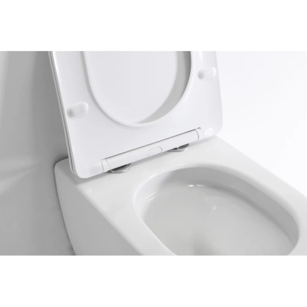 унитаз tece tecespring r 9700998p подвесной, безободковый, с сиденьем в комплекте, белый