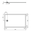 душевой поддон 160×100 см ideal standard k8319fv ultraflat s