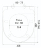 комплект унитаза с инсталляцией berges ego xl rimless 043201 с сиденьем микролифт и клавишей смыва хром