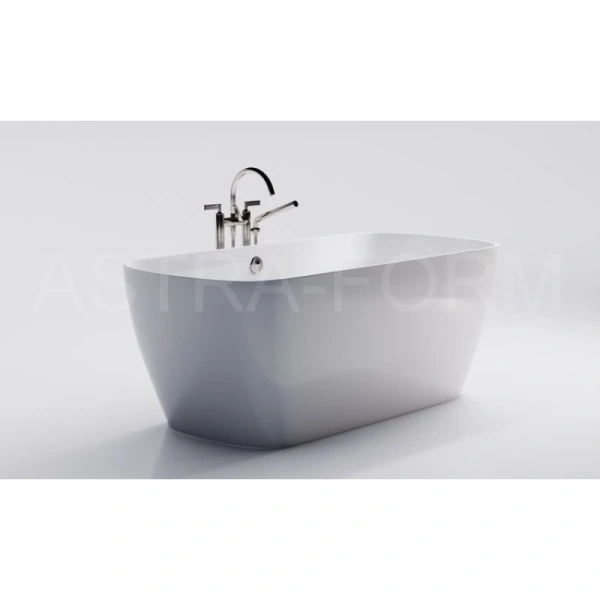 ванна из искусственного камня astra form антарес 160х75 01010019 без гидромассажа