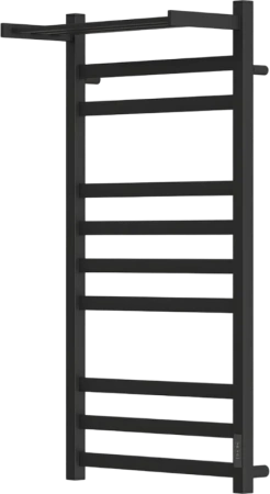 полотенцесушитель point меркурий pn83850pb электрический, с полкой, 50x100 см, черный