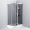 душевой уголок am.pm like solo slide 120×80 w83g-302u120cg64 профиль хром матовый стекло тонированное