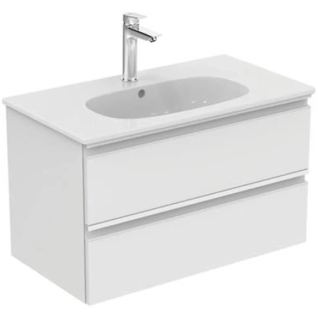 раковина накладная/полувстраиваемая ideal standard tesi 80 см t3509v1