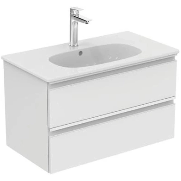 раковина накладная/полувстраиваемая ideal standard tesi 80 см t3509v1
