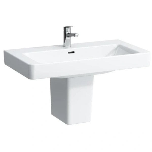 раковина полувстраиваемая laufen pro s 85 см 8.1396.5.000.104.1