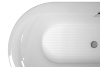 чугунная ванна jacob delafon volute 6d064-00 180х80 см, отдельностоящая, с панелью и сливом-переливом