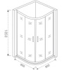 душевой уголок good door infinity r-90-c-ch