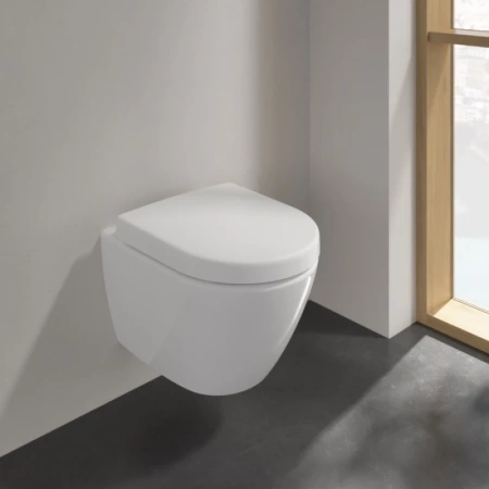 унитаз подвесной villeroy & boch subway 2.0 5606 r0 r1 укороченный, безободковый