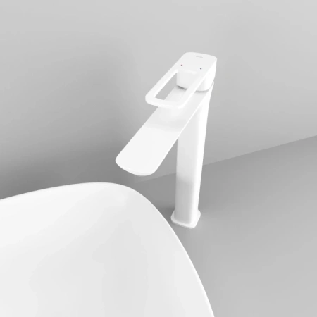 смеситель для раковины iddis slide sliwt01i01 белый