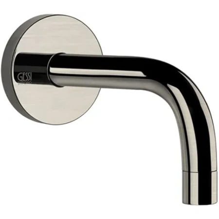 Излив для ванны Gessi Via Tortona 44285#149 100 мм, цвет Finox