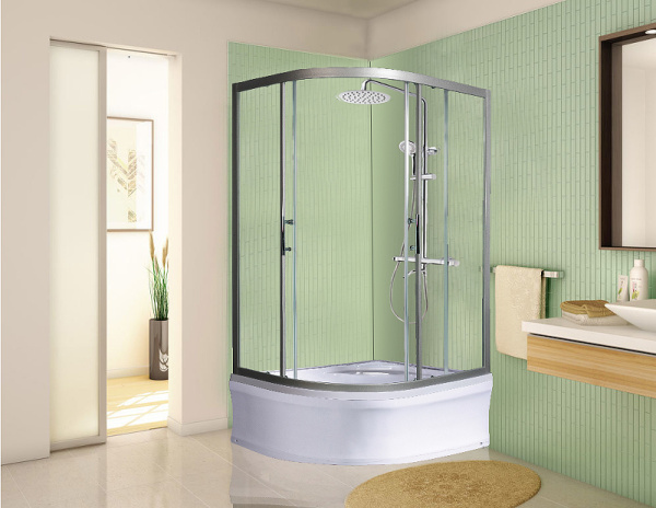 душевой уголок weltwasser ww500 с 120×80 10000004087 профиль хром матовый, стекло прозрачное