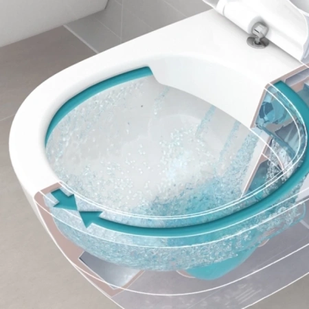 унитаз подвесной villeroy&boch architectura 5685hr01 с сиденьем микролифт