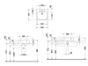 раковина накладная/подвесная 50 см duravit vero 0454500028