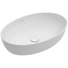 Раковина Villeroy & Boch Artis 419861R1 накладная, 61x41 см, альпийский белый с покрытием CeramicPlus