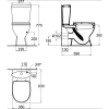 унитаз напольный ideal standard oceane junior w909001 с микролифтом