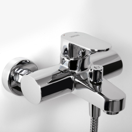 смеситель для ванны с душем wasserkraft donau 5301 цвет хром