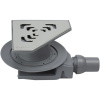 душевой трап 194x194/50 мм pestan confluo standard angle 2 13000014, хром