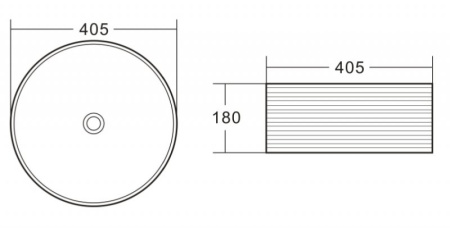 раковина-чаша belbagno 41 bb1406 белая