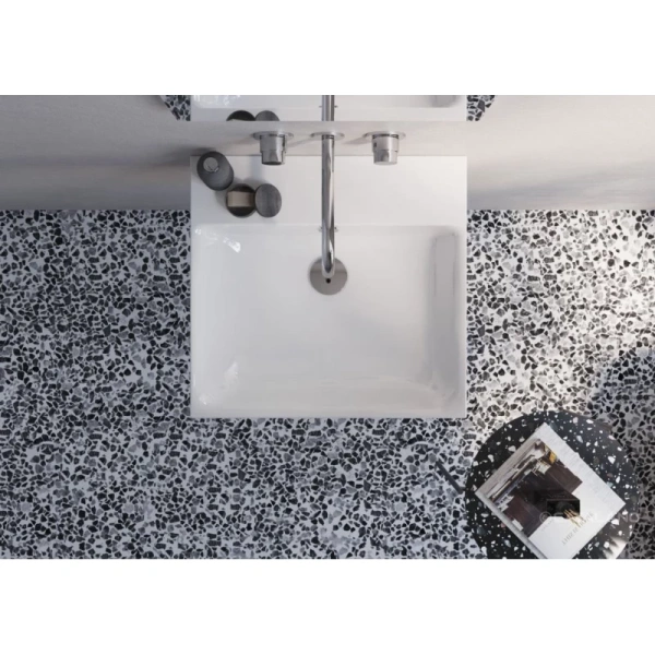 раковина catalano premium 0220500001 50x47 см, накладная, подвесная, белый глянец