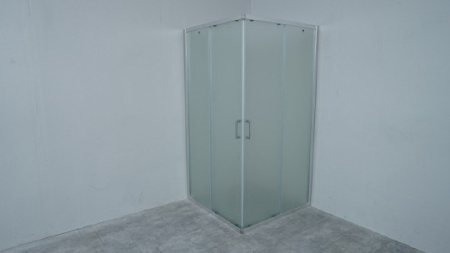 душевой уголок timo altti 80×80 altti-618f профиль хром, стекло матовое